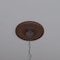 Ekena Millwork Berkshire PVC Medallion (Canopies up to 5 3/4"), 13"OD x 3 1/2"ID x 3/4"P, Metallic Rust CMP13BEDRU - alternate 10